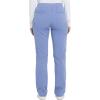 Dickies Women Scrub Pull-on Pant Mid Rise Tapered Leg Bottoms with 6 Pockets & Rib-Knit Waistband DK135(Ciel)