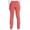 Dickies Women Scrub Pull-on Pant Mid Rise Tapered Leg Bottoms with 6 Pockets & Rib-Knit Waistband DK135(Heather Clay)