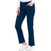 Dickies Women Scrub Pull-on Pant Mid Rise Tapered Leg Bottoms with 6 Pockets & Rib-Knit Waistband DK135(Navy)