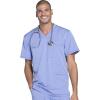 Dickies Dynamix Men Scrubs Top V-Neck DK640(Ciel Blue)