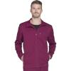 Dickies Dynamix Men Warm Up Scrubs Jacket Zip Front DK310(Wine)