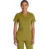 Dickies V-Neck Scrub Top with 5 Pockets Shirttail Hem and Bi-Stretch Technology DK875(Bronze Mist)
