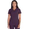 Dickies V-Neck Scrub Top with 5 Pockets Shirttail Hem and Bi-Stretch Technology DK875(Deep Amethyst)
