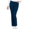 Dickies Women Scrub Pull-on Pant Mid Rise Tapered Leg Bottoms with 6 Pockets & Rib-Knit Waistband DK135(Navy)