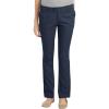 Dickies Women’s Juniors Plus Size Slim Straight Stretch Pants(Dark Navy)