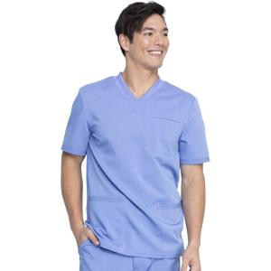Dickies Balance Men Scrubs Top V-Neck DK845(Ciel)