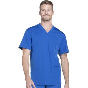 Dickies Dynamix Men Scrubs Top V-Neck DK640(Royal)