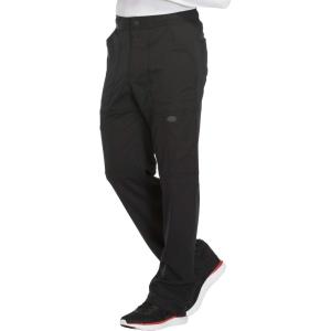 Dickies Dynamix Scrub Pants for Men with Zip Fly, Athletic-Inspired with Four-Way Stretch and Moisture Wicking DK110(Black)