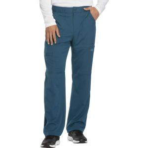 Dickies Dynamix Scrub Pants for Men with Zip Fly, Athletic-Inspired with Four-Way Stretch and Moisture Wicking DK110(Caribbean Blue)