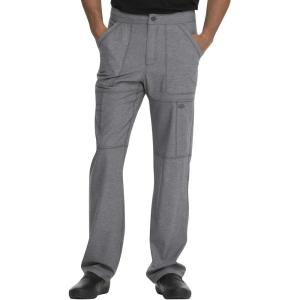 Dickies Dynamix Scrub Pants for Men with Zip Fly, Athletic-Inspired with Four-Way Stretch and Moisture Wicking DK110(Heather Grey)