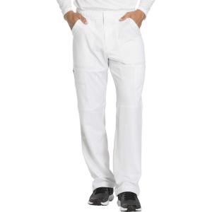Dickies Dynamix Scrub Pants for Men with Zip Fly, Athletic-Inspired with Four-Way Stretch and Moisture Wicking DK110(White)