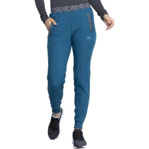 Dickies Dynamix Women Scrubs Pant Natural Rise Tapered Leg Jogger DK185(Caribbean Blue)