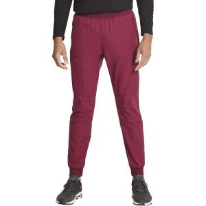 Dickies Men’s Jogger Natural Rise 5 Pockets Elastic Waistband with Interior Self Drawstring DK111(Wine)