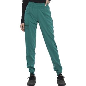 Dickies Women Scrub Pant Mid Rise Jogger with 5 Pocket and Elastic Waistband DK155(Hunter Green)