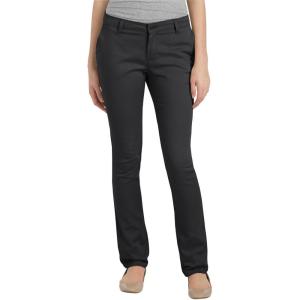 Dickies Women’s Stretch Straight Leg Pant(Black)