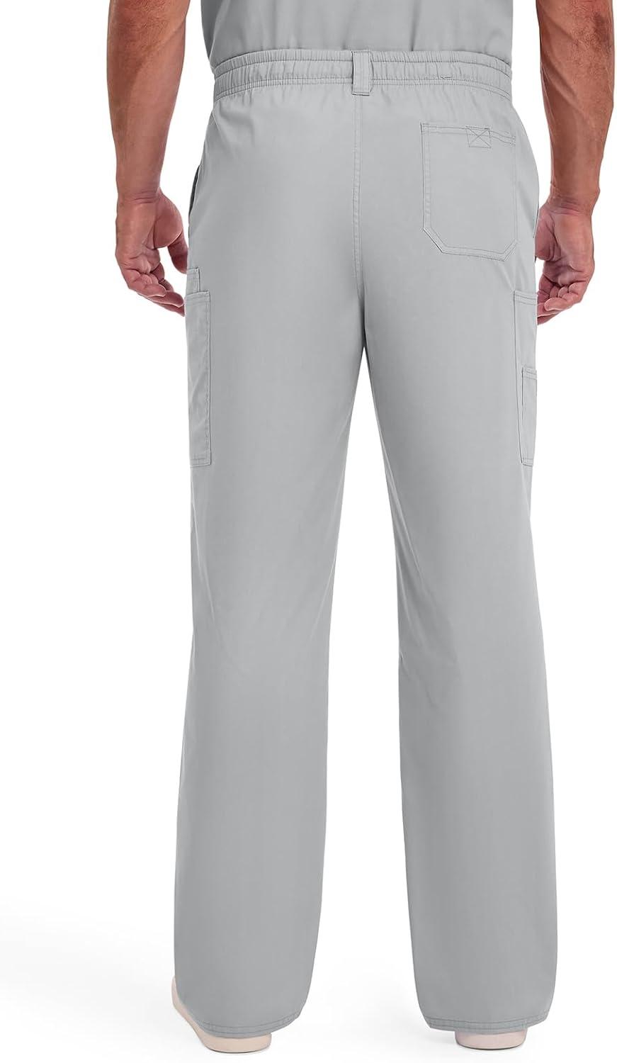 image:imageDickies Mens PullOn Pant with 7 Pockets Elastic Waistband with Button Closure 81006Grey