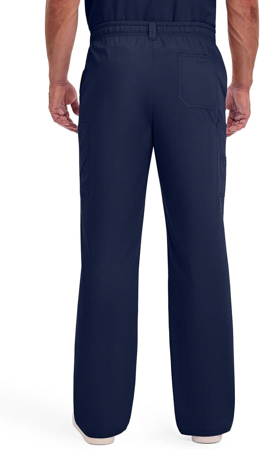 image:imageDickies Mens PullOn Pant with 7 Pockets Elastic Waistband with Button Closure 81006Navy