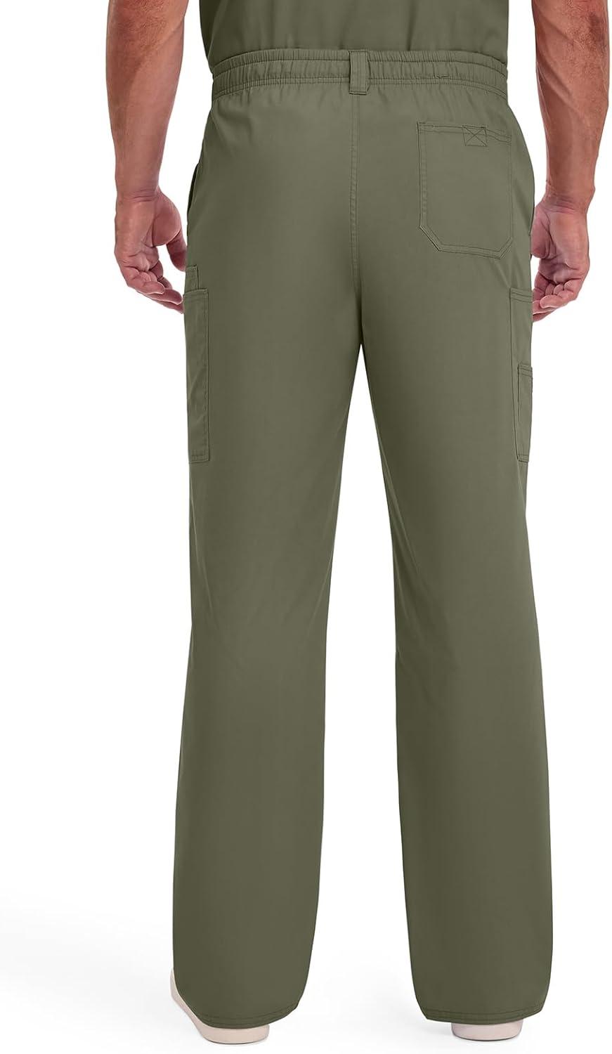 image:imageDickies Mens PullOn Pant with 7 Pockets Elastic Waistband with Button Closure 81006Olive