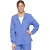 Dickies EDS Signature Scrubs for Women, Snap Front Scrub Jacket in Soft Brushed Poplin 86306(Ceil Blue)