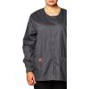 Dickies EDS Signature Scrubs for Women, Snap Front Scrub Jacket in Soft Brushed Poplin 86306(Pewter)