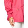 Dickies EDS Signature Scrubs for Women, Snap Front Scrub Jacket in Soft Brushed Poplin 86306(Shocking Pink)
