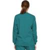 Dickies EDS Signature Scrubs for Women, Snap Front Scrub Jacket in Soft Brushed Poplin 86306(Teal Blue)