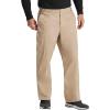 Dickies Men’s Pull-On Pant with 7 Pockets Elastic Waistband with Button Closure 81006(Dark Khaki)