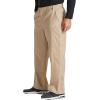 Dickies Men’s Pull-On Pant with 7 Pockets Elastic Waistband with Button Closure 81006(Dark Khaki)