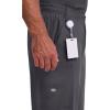 Dickies Men’s Pull-On Pant with 7 Pockets Elastic Waistband with Button Closure 81006(Pewter)