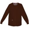 Dickies EDS Signature Scrubs for Women, Snap Front Scrub Jacket in Soft Brushed Poplin 86306(Chocolate)