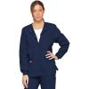 Dickies EDS Signature Scrubs for Women, Snap Front Scrub Jacket in Soft Brushed Poplin 86306(Navy)