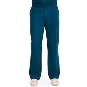 Dickies Men’s Pull-On Pant with 7 Pockets Elastic Waistband with Button Closure 81006(Caribbean Blue)