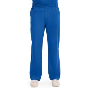 Dickies Men’s Pull-On Pant with 7 Pockets Elastic Waistband with Button Closure 81006(Royal)