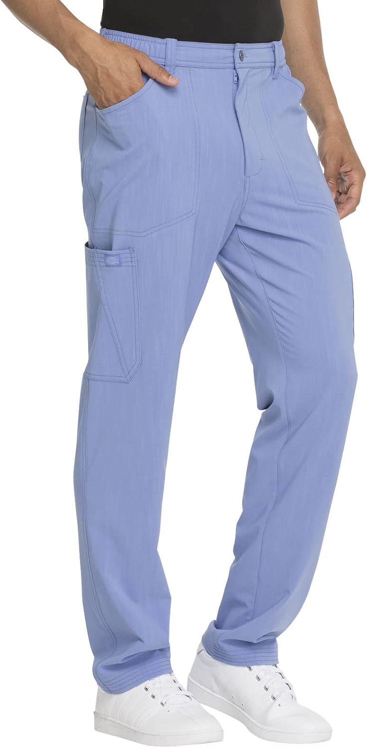 image:imageDickies Advance Men Scrubs Pant Straight Leg Zip Fly Cargo DK205Ciel Blue