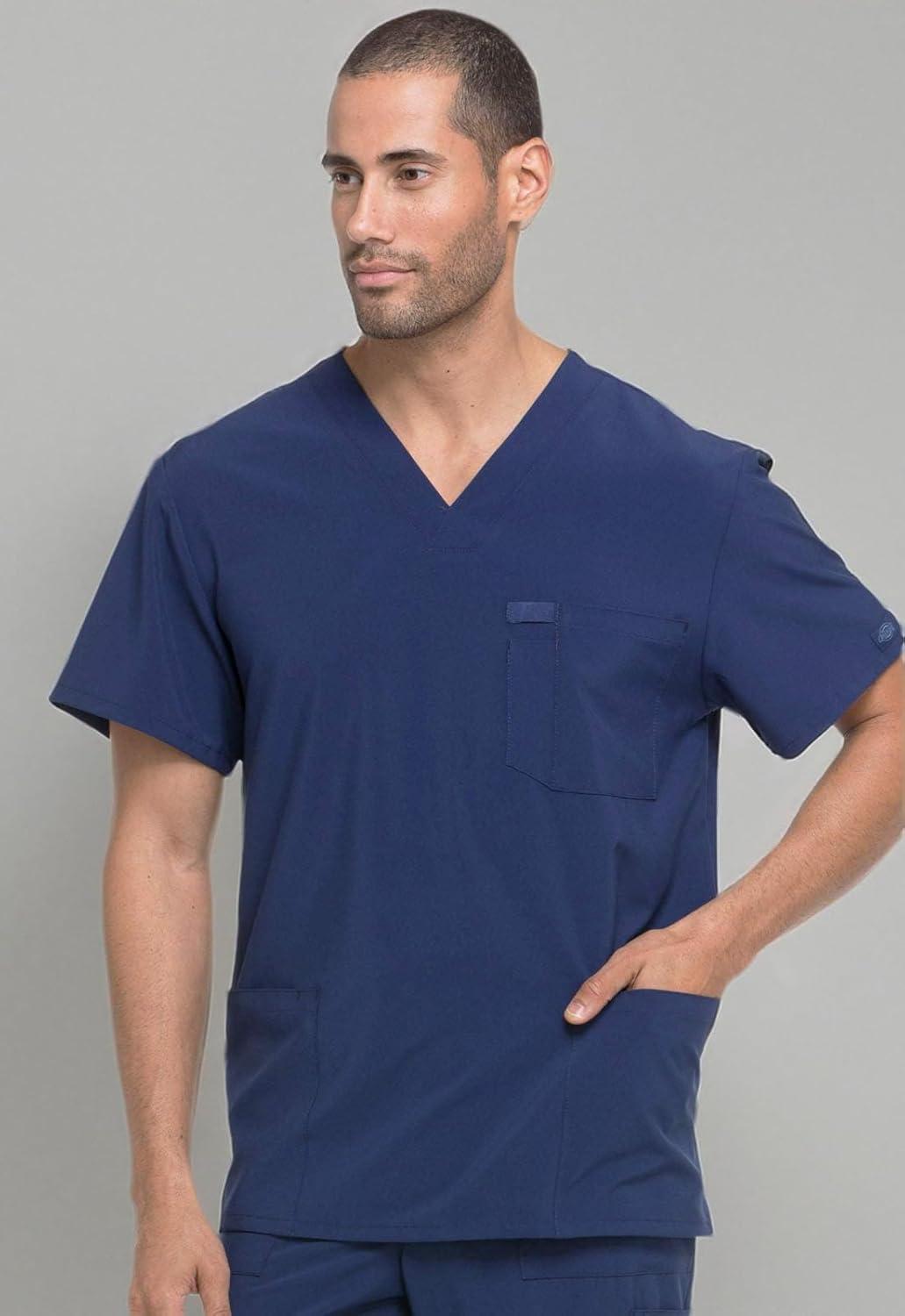image:imageDickies EDS Essentials Men Scrubs Top VNeck DK645Navy