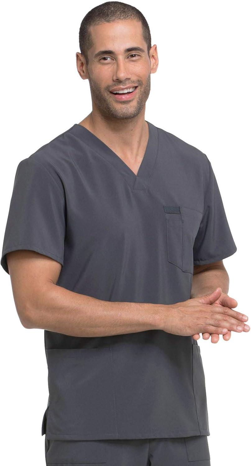 image:imageDickies EDS Essentials Men Scrubs Top VNeck DK645Pewter