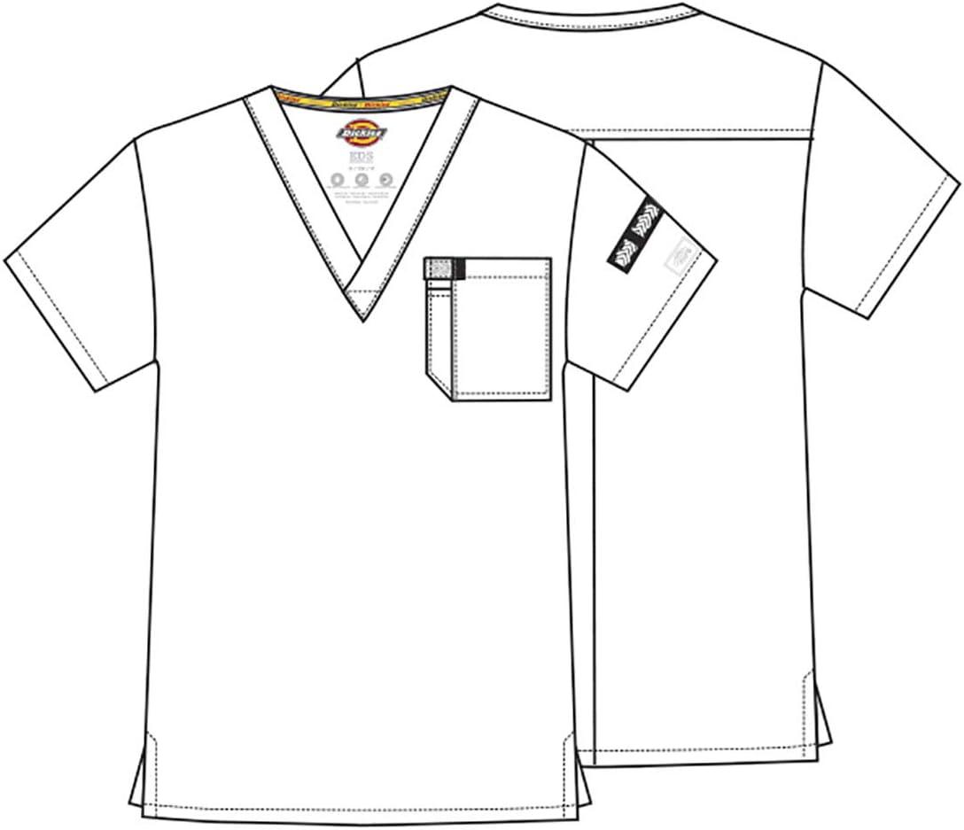 image:imageDickies EDS Essentials Men Scrubs Top VNeck DK645White