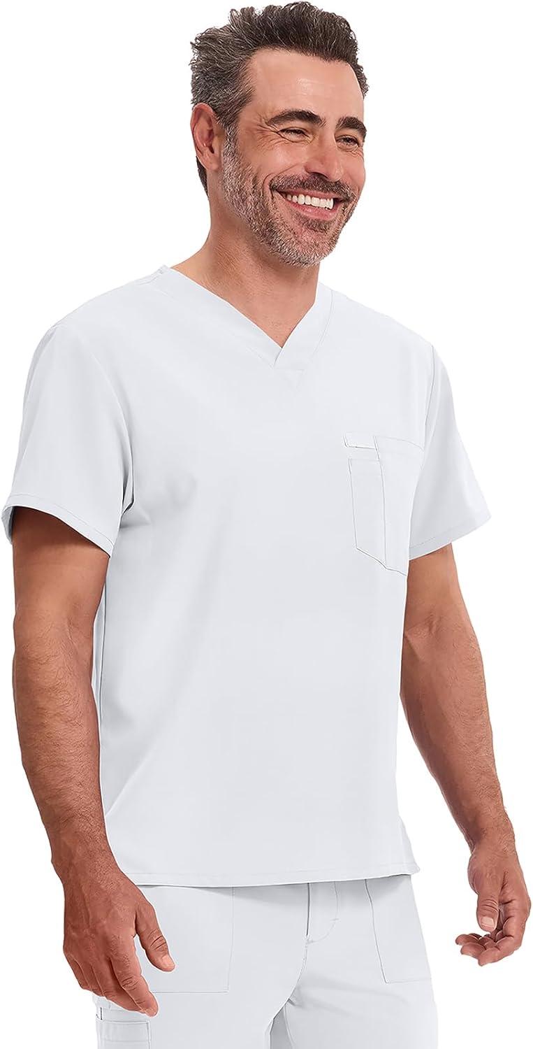 image:imageDickies EDS Essentials Men Scrubs Top VNeck DK645White