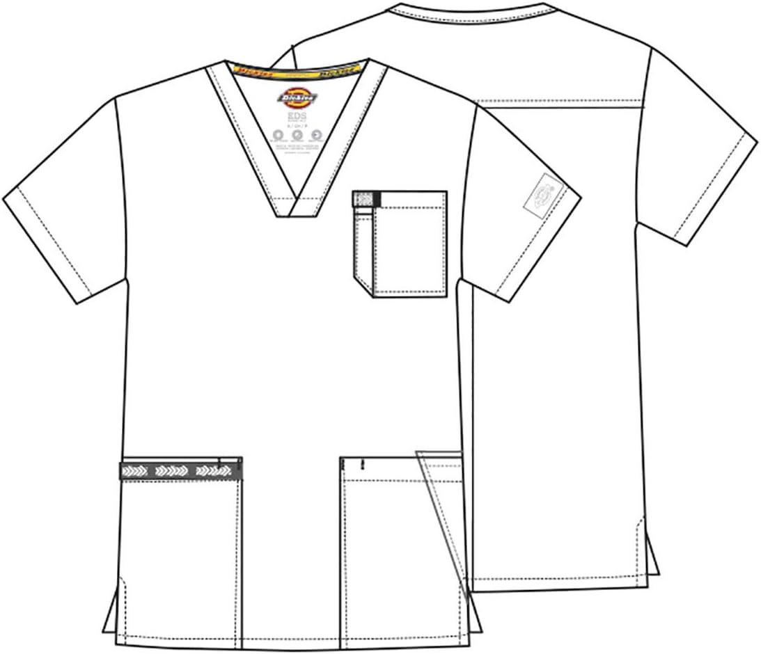 image:imageDickies EDS Essentials Men Scrubs Top VNeck DK645Wine