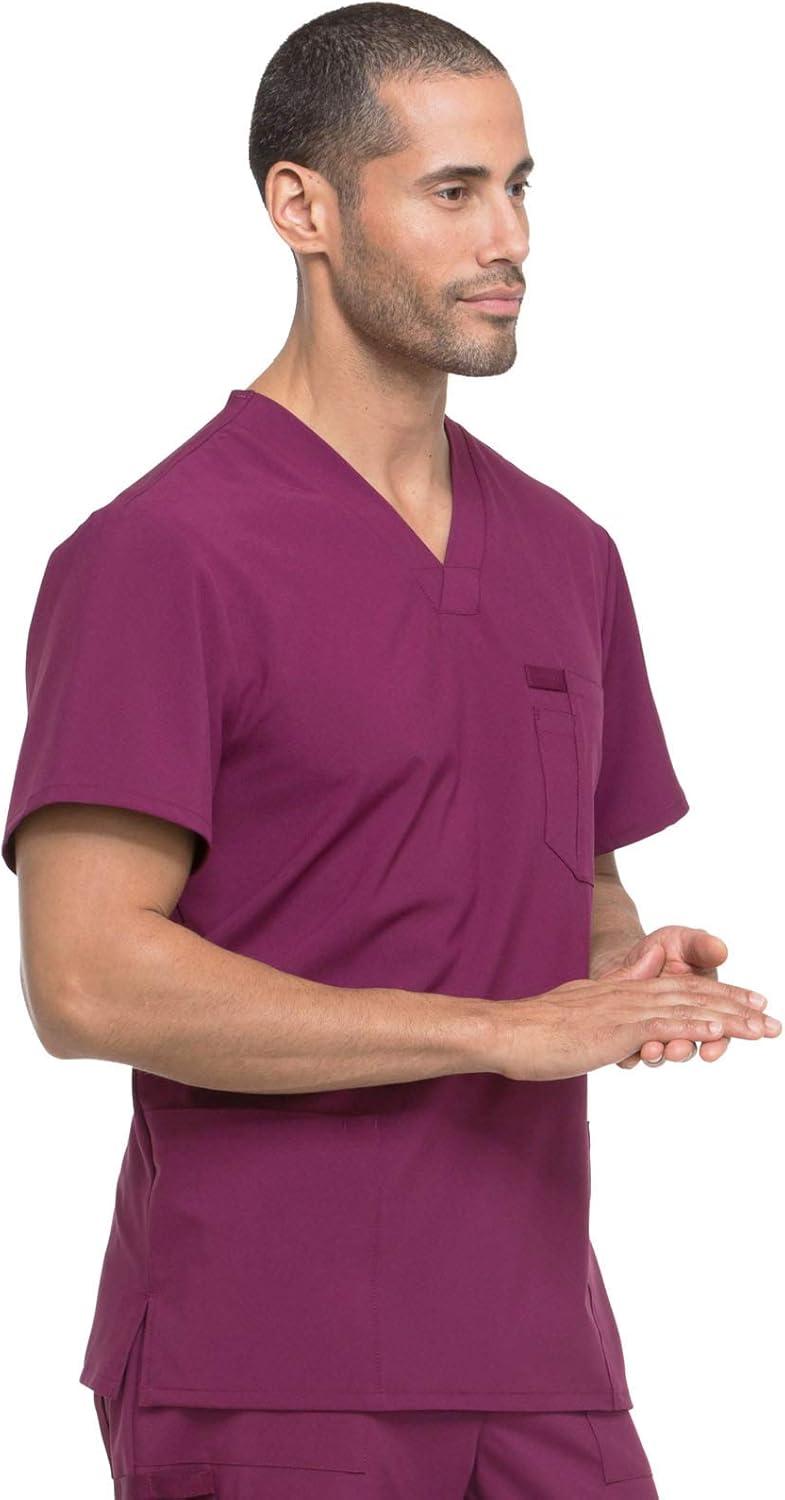 image:imageDickies EDS Essentials Men Scrubs Top VNeck DK645Wine