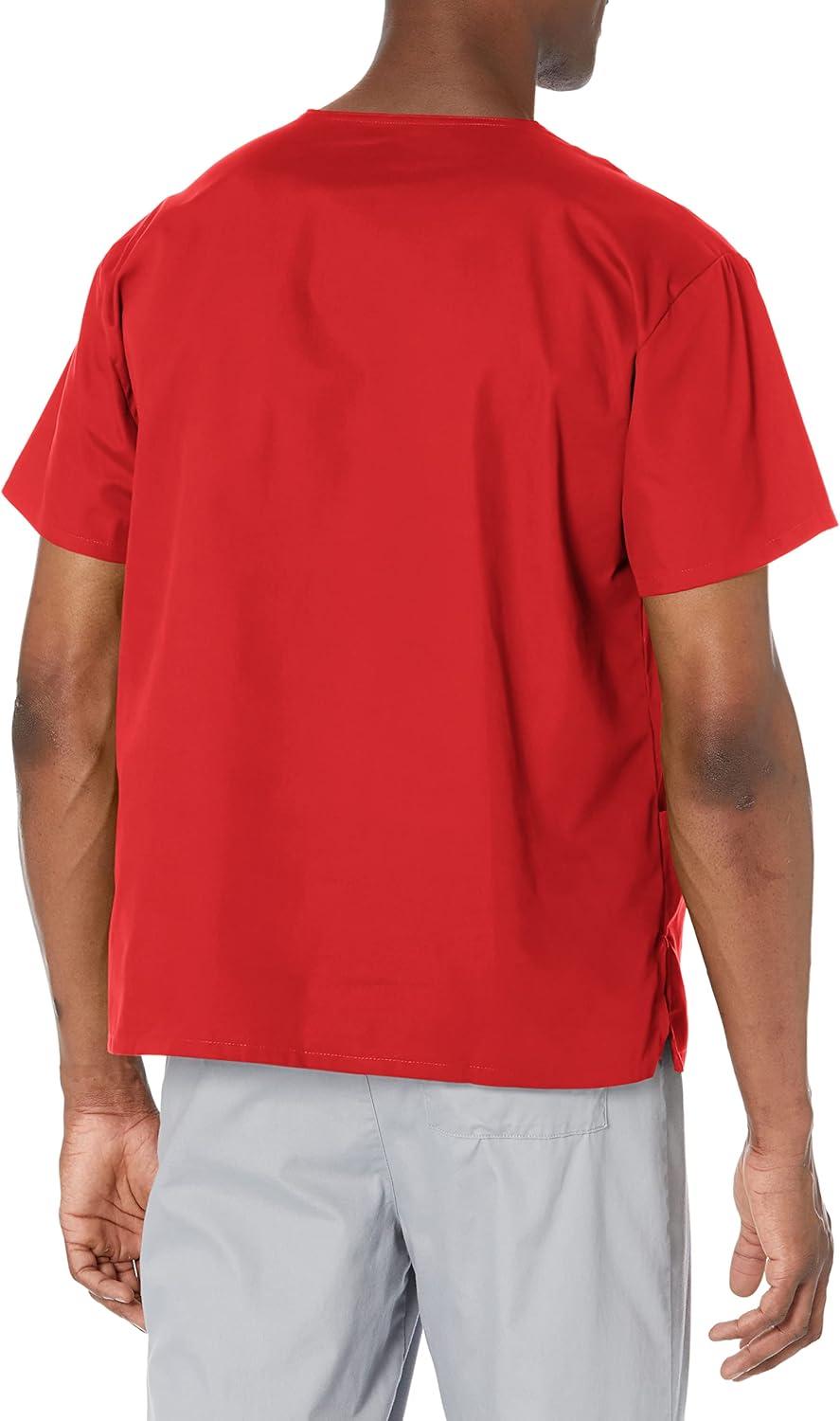 image:imageDickies EDS Signature Scrubs for Women VNeck Womens Tops in Soft Brushed Poplin 86706Red