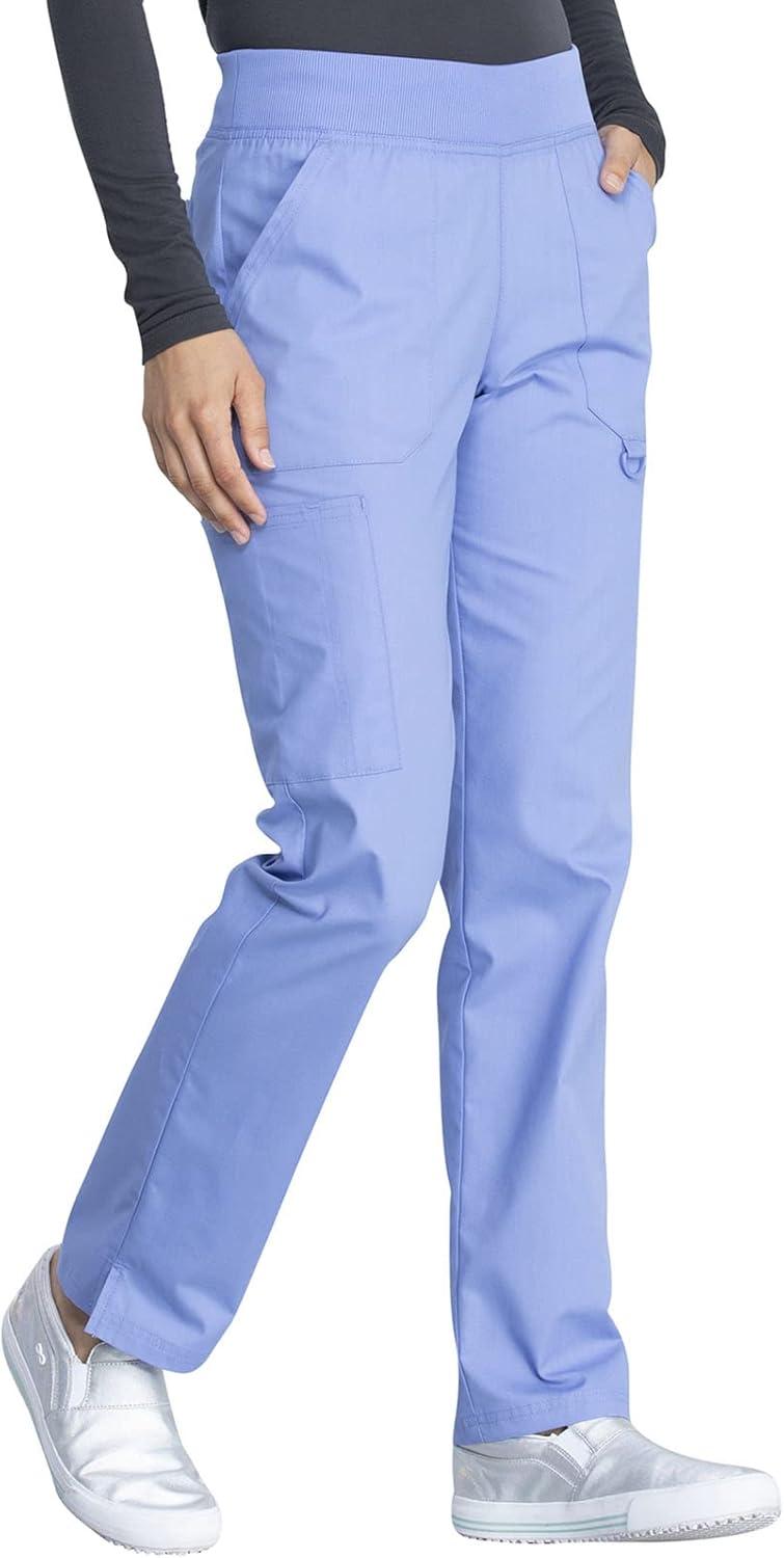 image:imageDickies EDS Signature Women Scrubs Pant Mid Rise Tapered Leg Pullon DK125Ciel