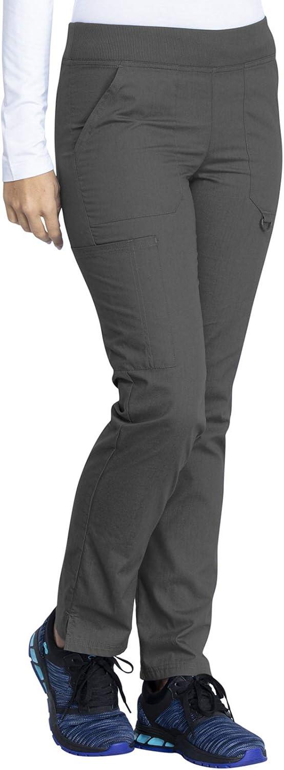 image:imageDickies EDS Signature Women Scrubs Pant Mid Rise Tapered Leg Pullon DK125Pewter
