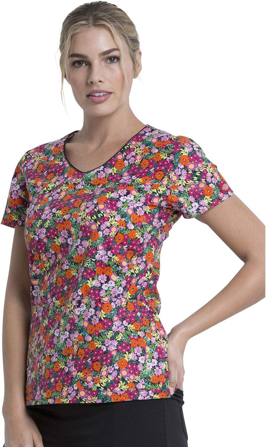 image:imageDickies EDS Women Scrubs Top VNeck DK700Stay on Tropic