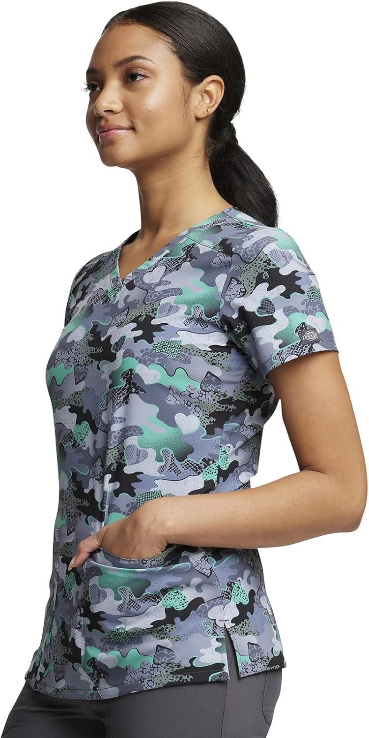 image:imageDickies EDS Women Scrubs Top VNeck DK700Tough Love