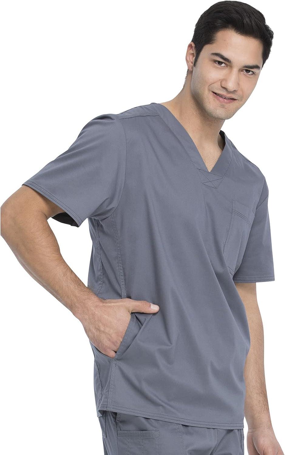 image:imageDickies Gen Flex Men Scrubs Top VNeck 81722Pewter