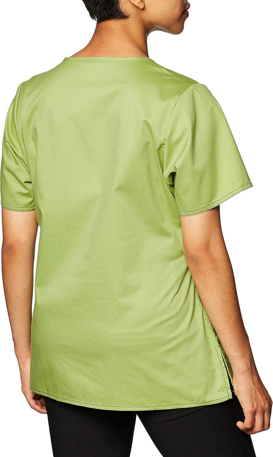 image:imageDickies Gen Flex Women Scrubs Top Mock Wrap 817355Desert Sage