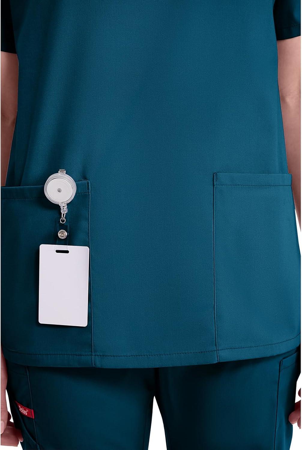 image:imageDickies Scrubs Top for Women VNeck Womens Scrub Tops Contemporary Fit with 4 Pockets 85906Caribbean Blue