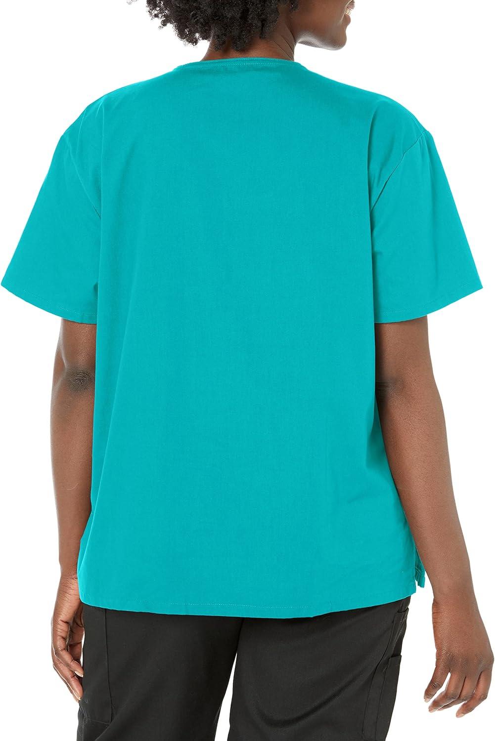 image:imageDickies Scrubs Top for Women VNeck Womens Scrub Tops Contemporary Fit with 4 Pockets 85906Caribbean Blue
