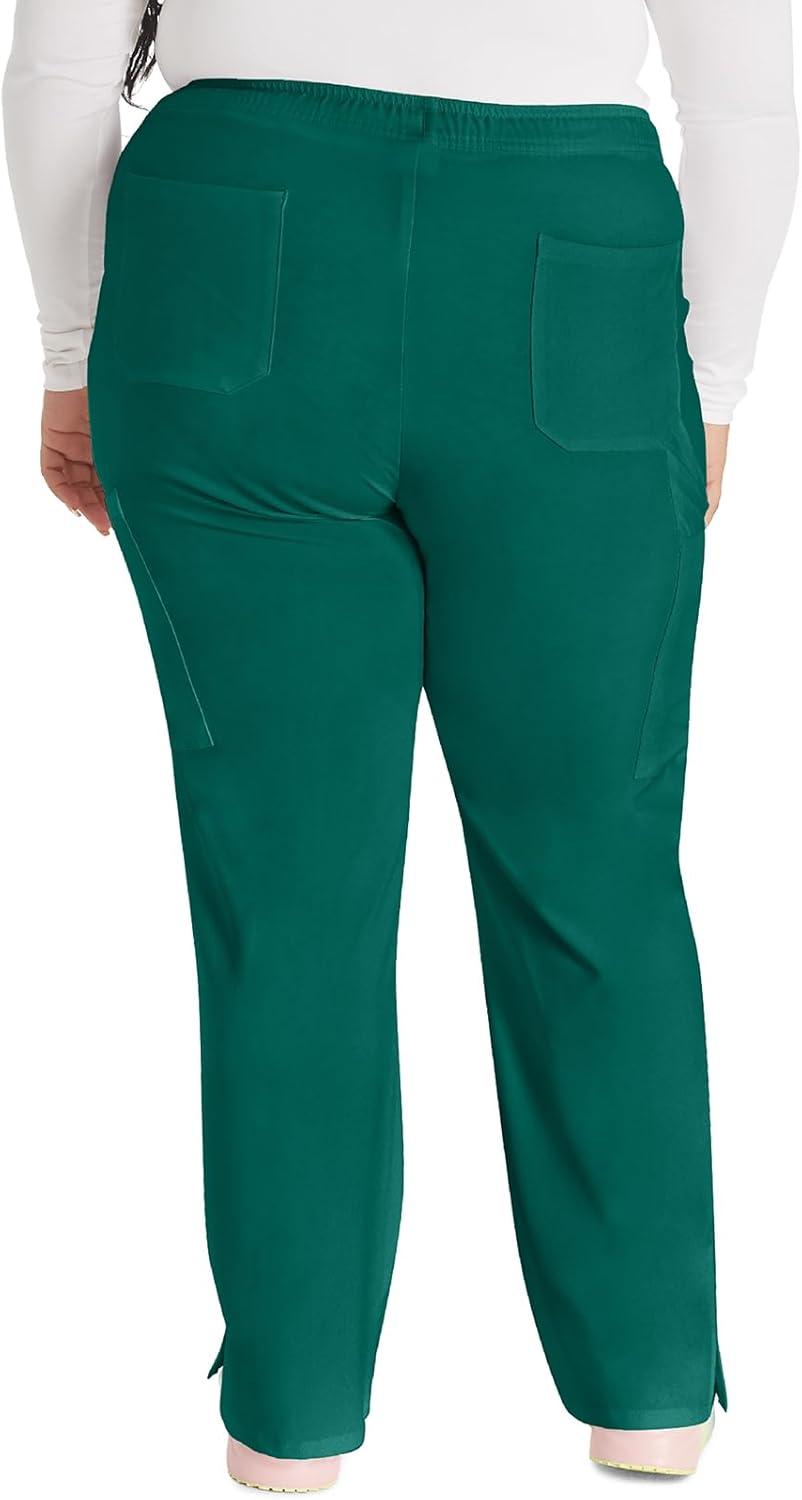 image:imageDickies Scrubs for Women Drawstring Cargo Scrub Pants with FourWay Stretch and Moisture Wicking DK010Hunter Green
